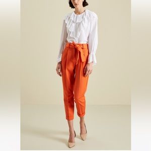 PennyBlack by MaxMara Label-cut Evvica Classic Trousers Orange.Size:IT42 Spring